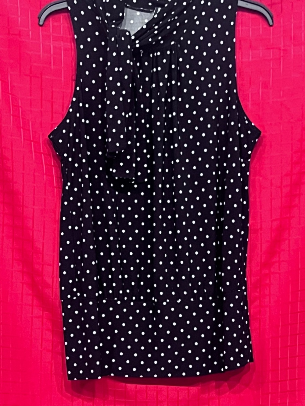 Jason Maxwell Black and White Polka Dot Blouse